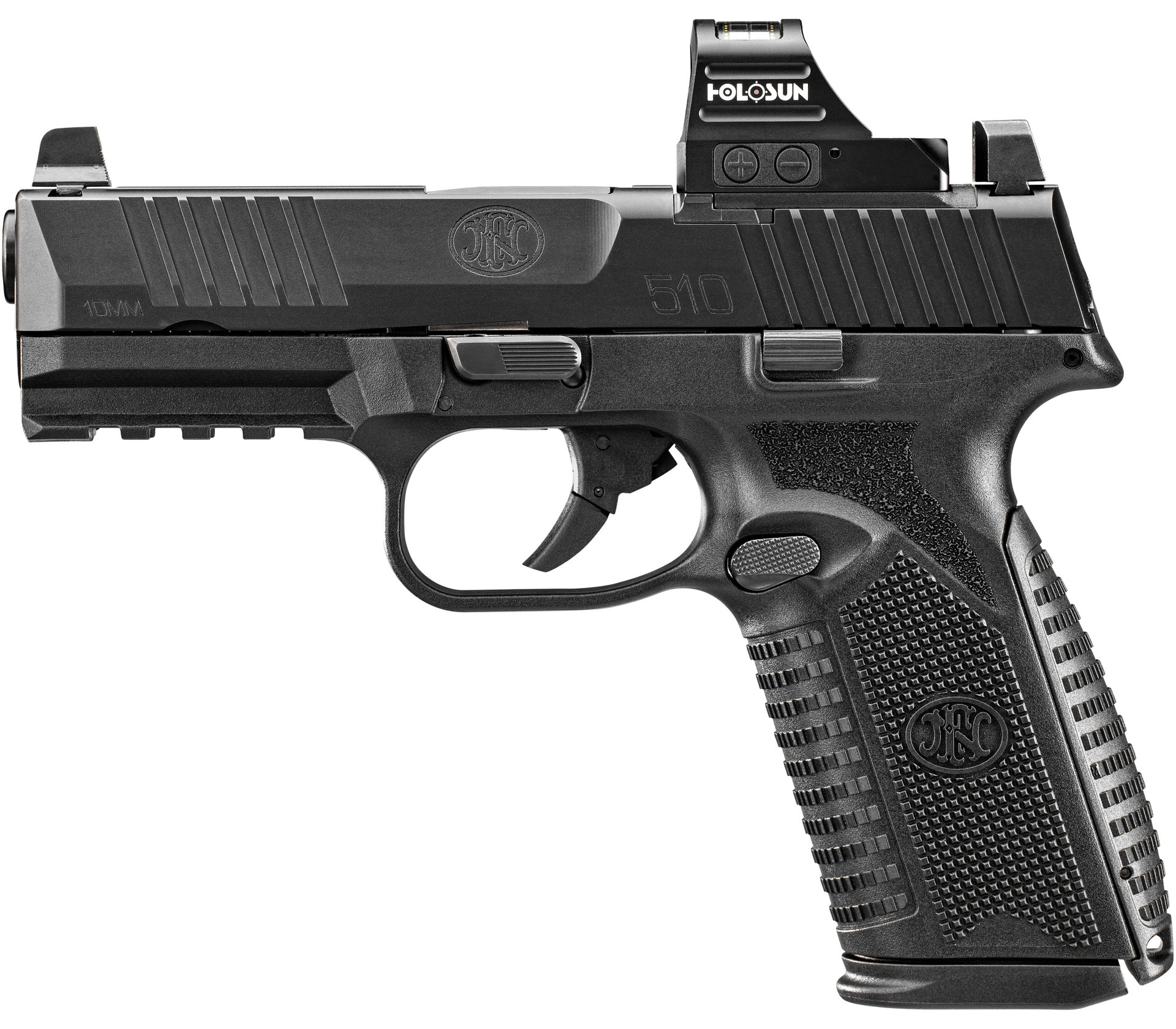 FN 510 MRD NMS BLK FLAT NDS HOLOSUN 407C 10RD - Sale